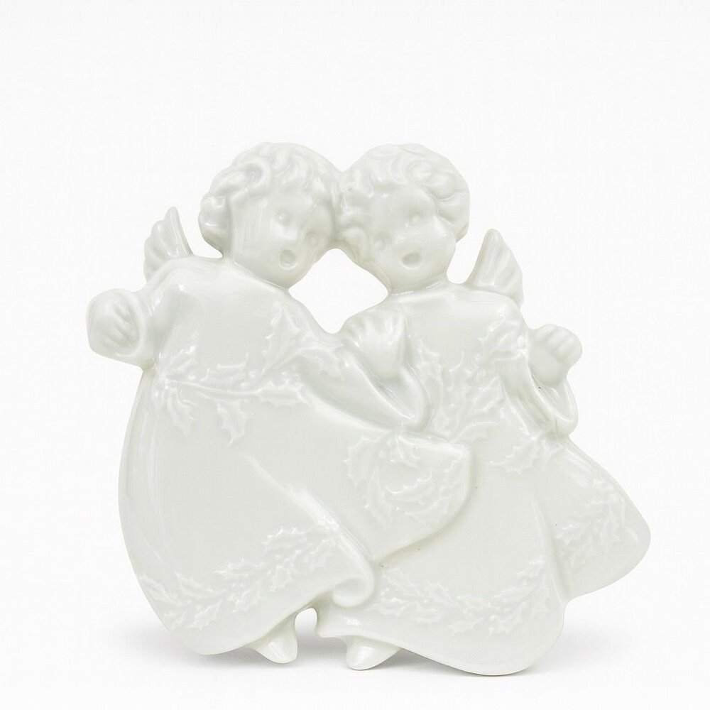 Christmas Tree Ornament Caroling Angels Haviland Limoges Signed France 1982 - Picture 1 of 16